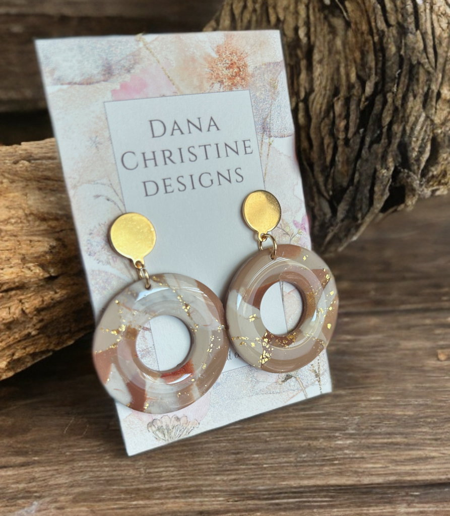 Brown and Gold Circles