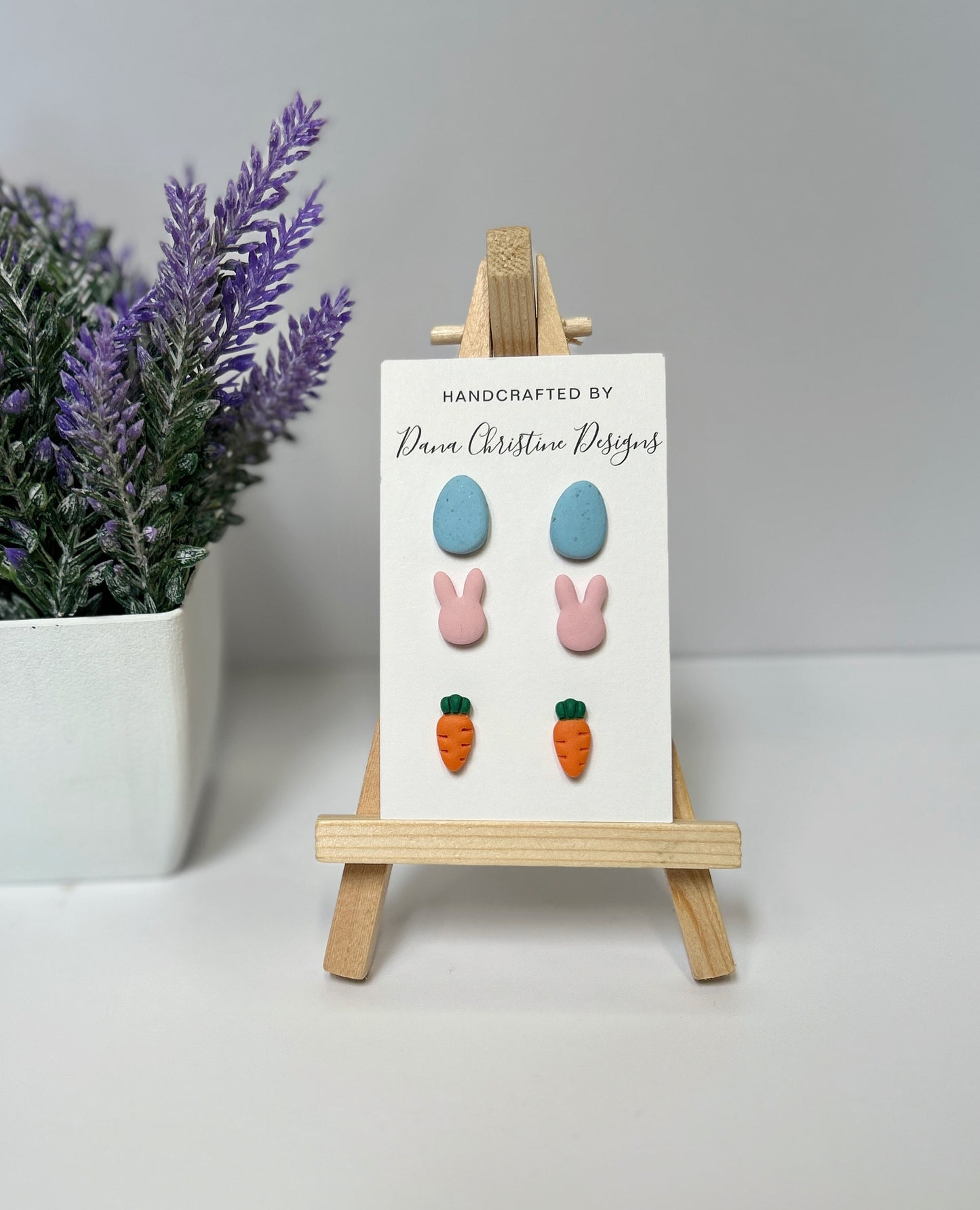 Pastel Pink Bunnies Stud Pack