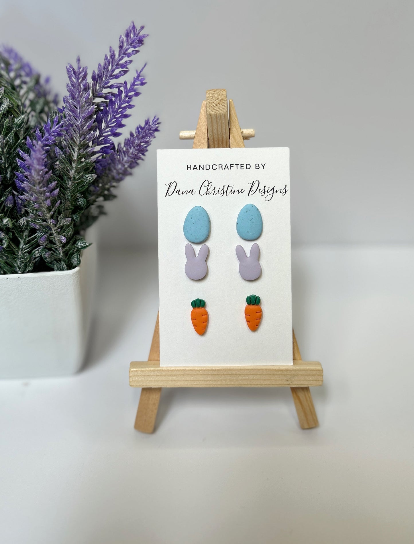 Pastel Purple Bunnies Stud Pack