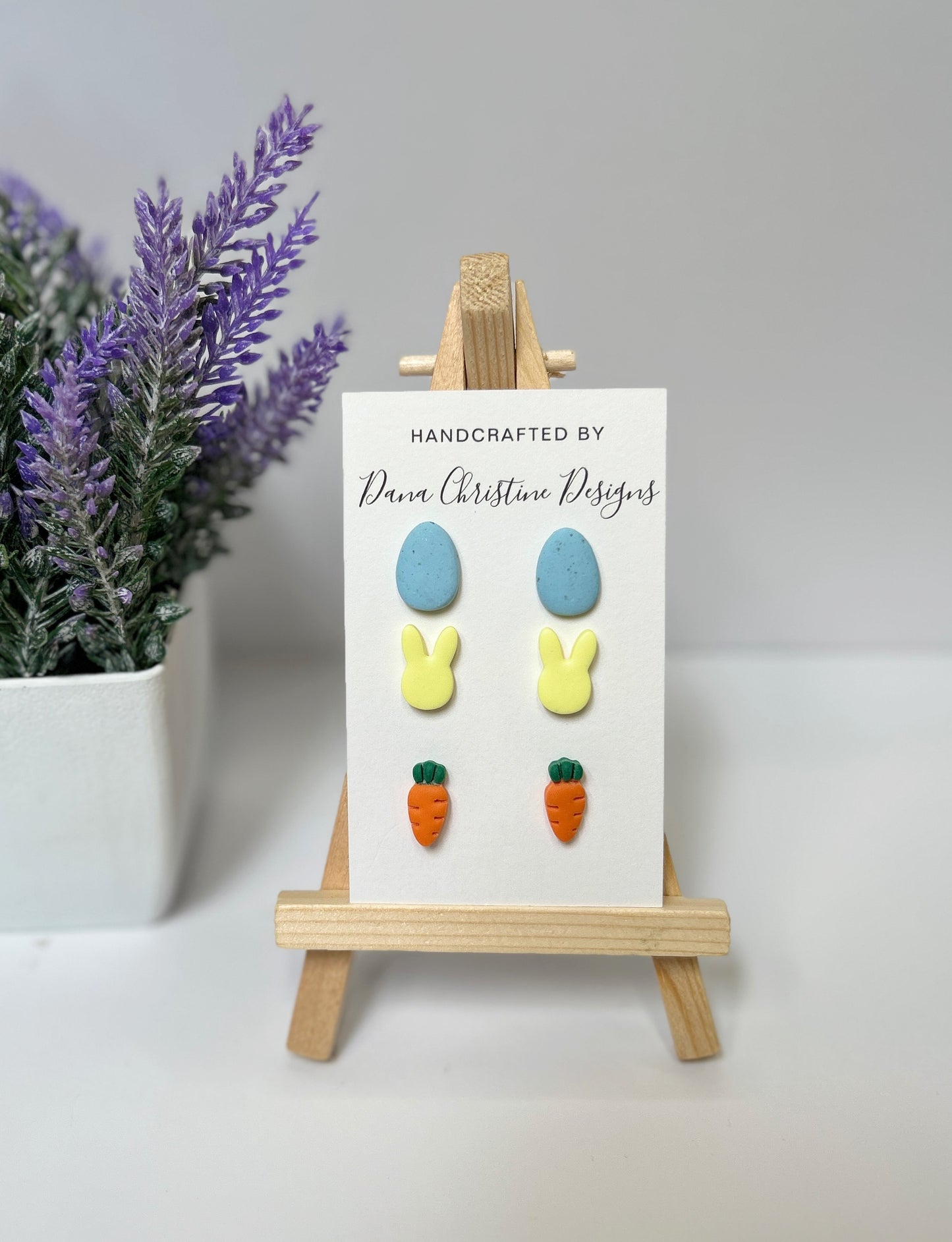 Pastel Yellow Bunnies Stud Pack