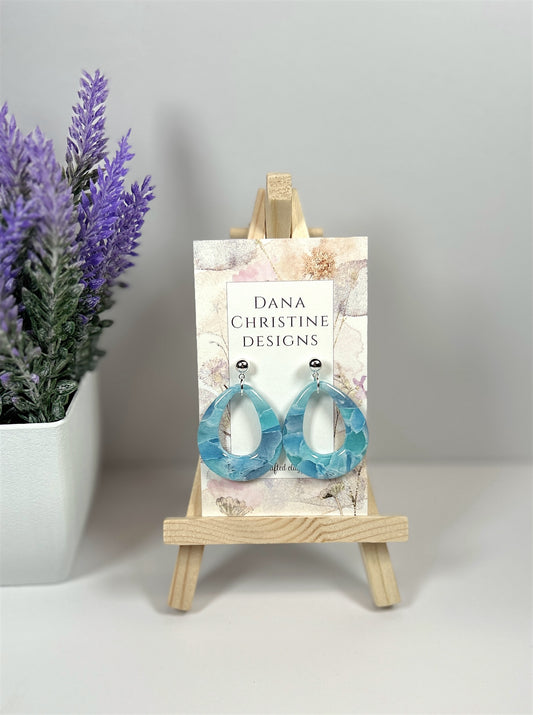 Blue Marbled Hoops