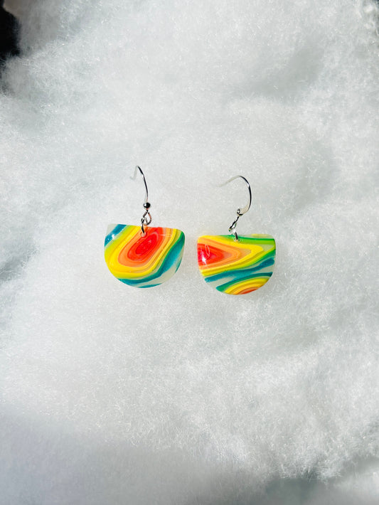 Halfmoon Rainbow Dangles