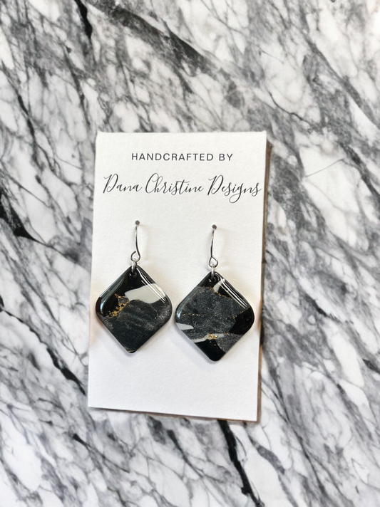 Black, White, and Graphite Rounded Squares v.1