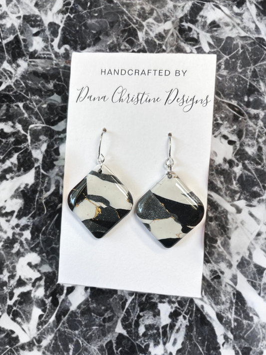 Black, White, and Graphite Rounded Squares v.2